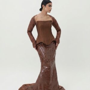Marron dress
